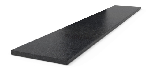Absolute Black Gebürstet YS gerade Ecken 2cm