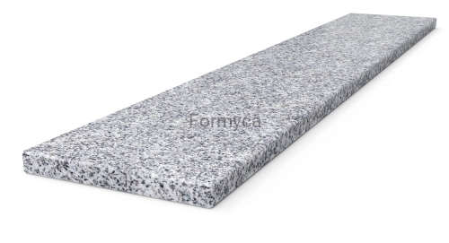 Bianco Crystal Geflammt YS gerade Ecken 3cm