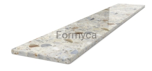 Calacatta 2cm Conglomerate window sill